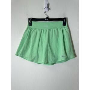 Alo Light Green Match Point Tennis Skirt Skort Sz XS